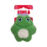 KONG Snuzzles Mini Frog Plush Squeaky Toy for Small Dogs