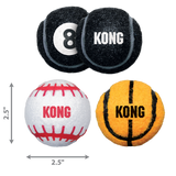 KONG Sport Balls 3 Pack - Durable Bouncy Balls for Dogs
