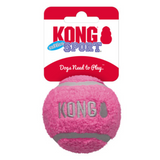 KONG Sport Softies Ball – soft plush, bouncy dog fetch ball with sherpa fleece, gentle on teeth and gums, no squeaker