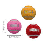 KONG Sport Softies Ball – soft plush, bouncy dog fetch ball with sherpa fleece, gentle on teeth and gums, no squeaker