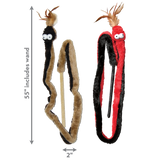 KONG Teaser Snake (Assorted Colours)