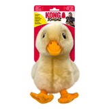 KONG Toughz Duck - Tough, Snuggly, Squeaky Plush Toy for Dogs