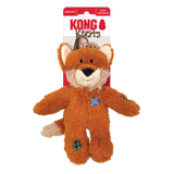 KONG Wild Knots Fox – Durable Plush Dog Toy with Knotted Rope & Squeaker