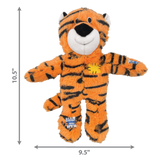KONG Wild Knots Tiger – Durable Plush Dog Toy with Knotted Rope & Squeaker