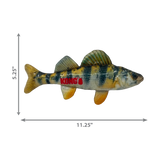 KONG Wild Shieldz Fish – Tough Floating Training Toy for Dogs, Available in Trout or Perch