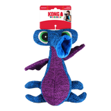 KONG Woozles – Fun, Durable Alien Dog Toy with Multiple Squeakers & Textured Fabric
