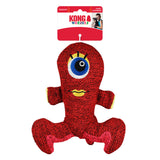 KONG Woozles – Fun, Durable Alien Dog Toy with Multiple Squeakers & Textured Fabric