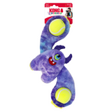 KONG Woozles Monster Dog Toy – Soft plush toy with floppy half-ball arms, multiple squeakers, and surprise monster designs.