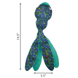 KONG Wubba Finz Blue – Tug & Fetch Dog Toy with Bouncing Balls & Squeaker