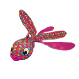 KONG Wubba Finz Pink – Interactive Tug & Fetch Dog Toy with Long Tails & Squeaker