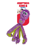 KONG Wubba Octopus – Soft Plush Squeaky Dog Toy with Floppy Legs for Tug & Fetch