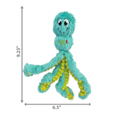 KONG Wubba Octopus – Soft Plush Squeaky Dog Toy with Floppy Legs for Tug & Fetch