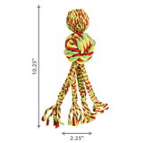 KONG Wubba Weaves with Rope – Interactive Dog Toy for Chewing, Tugging & Fetching