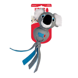 KONG Wubba Zoo Koala – Plush Dog Toy with Floppy Tails for Tugging & Fetching