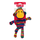 KONG Yarnimals Monkey – Floppy Plush Monkey Toy with Squeaker for Cuddling & Gentle Play