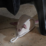 Green & Wilds Mike The Mouse Eco Dog Toy - Sustainable Jute & Suede Toy for Dogs