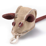 Green & Wilds Mike The Mouse Eco Dog Toy - Sustainable Jute & Suede Toy for Dogs