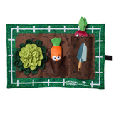 Nina Ottosson Activity Matz Garden Game Mat with treat-hiding pockets and adjustable difficulty for dogs.