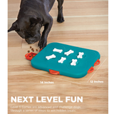 Nina Ottosson Dog Casino Puzzle – Advanced Level 3 treat-dispensing dog toy with twist-lock bones and hidden treat drawers.