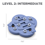 Nina Ottosson Dog Hide N’ Slide Puzzle – Interactive treat-dispensing Level 2 puzzle with sliding blocks and flippers for mental stimulation.
