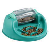 Nina Ottosson Dog Spin 'n' Eat Green Puzzle Feeder – Level 2 interactive feeder holding up to 2 cups of kibble or treats for dogs of all sizes.