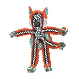 KONG Floppy Knots Fox - Squeaky Plush Toy for Dogs