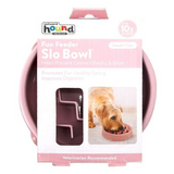 Outward Hound Fun Feeder Wave Pink slows eating by up to 10x, helping prevent bloating and overeating. Ideal for small dogs, BPA-free, and dishwasher safe.