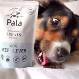 Pala Treats 100% Beef Liver - Air Dried Treats for Dogs & Cats