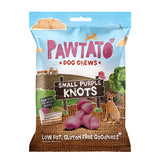 Pawtato Natural Sweet Potato Dog Chews – Vegan, hypoallergenic, low-fat, and rawhide-free dog treats.
