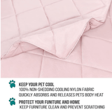 PetAmi Baby Pink Cooling Tech Blanket