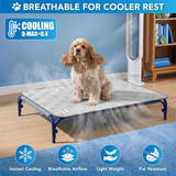 PetAmi Grey Waterproof Anti Slip Cooling Tech Mat