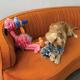 KONG Comfort Jumbo Birds Toy (Assorted Characters) - Extra-Long Floppy Plush Toy for Dogs