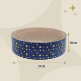 Rosewood Festive Cardboard Scratcher with Catnip for Cats