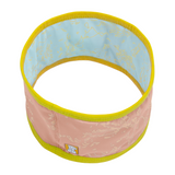 Ruffwear Swamp Cooler Neck Gaiter Salmon Pink & Blue Mist - Reversible Cooling Accessory