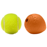 Ruffwear Turnup Toy Campfire Orange – Durable, Bouncy Fetch & Treat Toy for Dogs