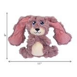KONG Scrumplez Bunny - Sliding Ears, Soft Plush Toy for Dogs