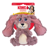 KONG Scrumplez Bunny - Sliding Ears, Soft Plush Toy for Dogs