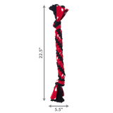 KONG Signature Rope Dual Knot Tug - Interactive Tug Toy for Dogs