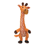 KONG Shakers Luvs Giraffe - Long Squeaky Plush Tug Toy for Dogs