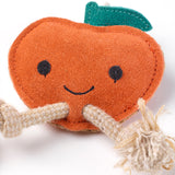 Green & Wilds Sancho The Satsuma Eco Dog Toy - Sustainable Jute & Suede Toy for Dogs