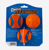 Chuckit Fetch Medley Gen 3 3 Pack