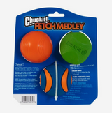 Chuckit Fetch Medley 2 - 3 Pack of Popular Chuckit Balls for Dogs