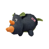 KONG Phatz Rhino - Durable, Textured Squeaky Plush for Dogs