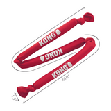 KONG Signature Crunch Triple Rope - Crinkle Sound Tug Toy for Dogs