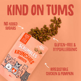 Scrumbles Krunchies Chicken Training Cat Pillow Treats
