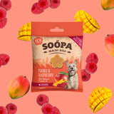 Soopa Healthy Bites Mango & Raspberry - Nutritious & Hypoallergenic Dog Treats