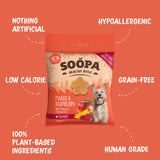 Soopa Healthy Bites Mango & Raspberry - Nutritious & Hypoallergenic Dog Treats