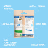 Soopa Healthy Bites Puppy Banana & Pumpkin treats in eco-friendly recyclable packaging, perfect for training and gentle on tummies.