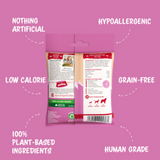 Soopa Healthy Bites Strawberry & Coco-Cream Cupcake - Nutritious & Hypoallergenic Dog Treats