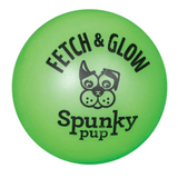 Spunky Pup Fetch & Glow In Dark Ball (Assorted Colours)